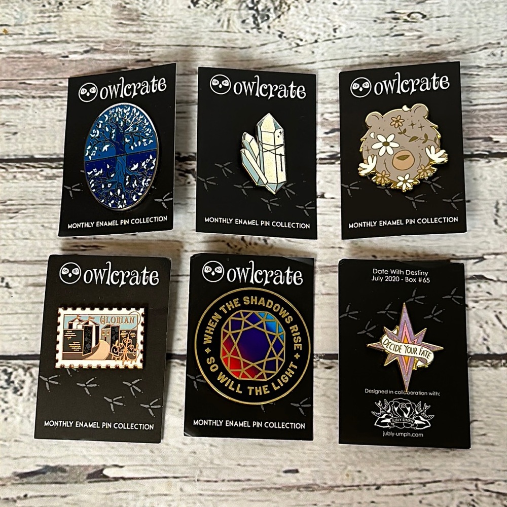 Owlcrate 2021 Exclusive Enamel Pins